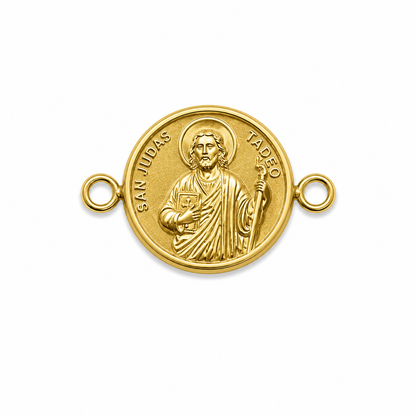 Herraje San Judas Tadeo Oro amarillo 18k 0,83 Gr / 1,3 Cm