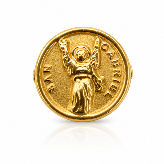 Herraje San Gabriel  Oro amarillo 18k 0,63 Gr / 1,1 Cm