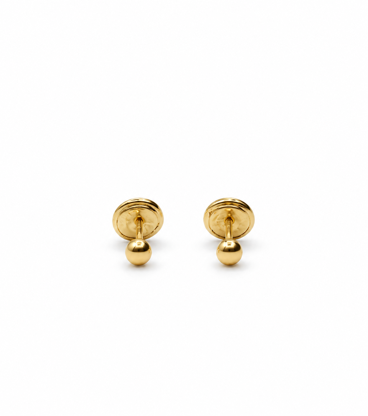 Topos Bola Lisa Oro amarillo 18k 0,61 Gr / 3 mm