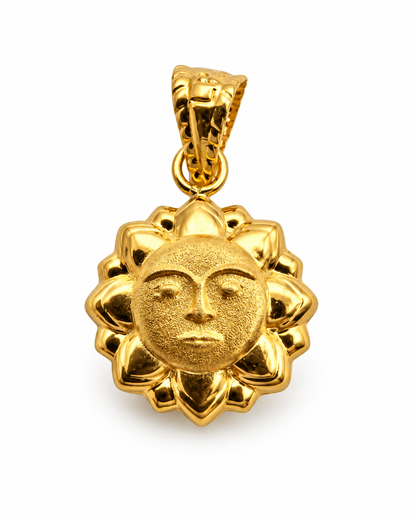 Dije Sol Oro amarillo 18k 0,51 Gr / 10 mm / 1,2 Cm