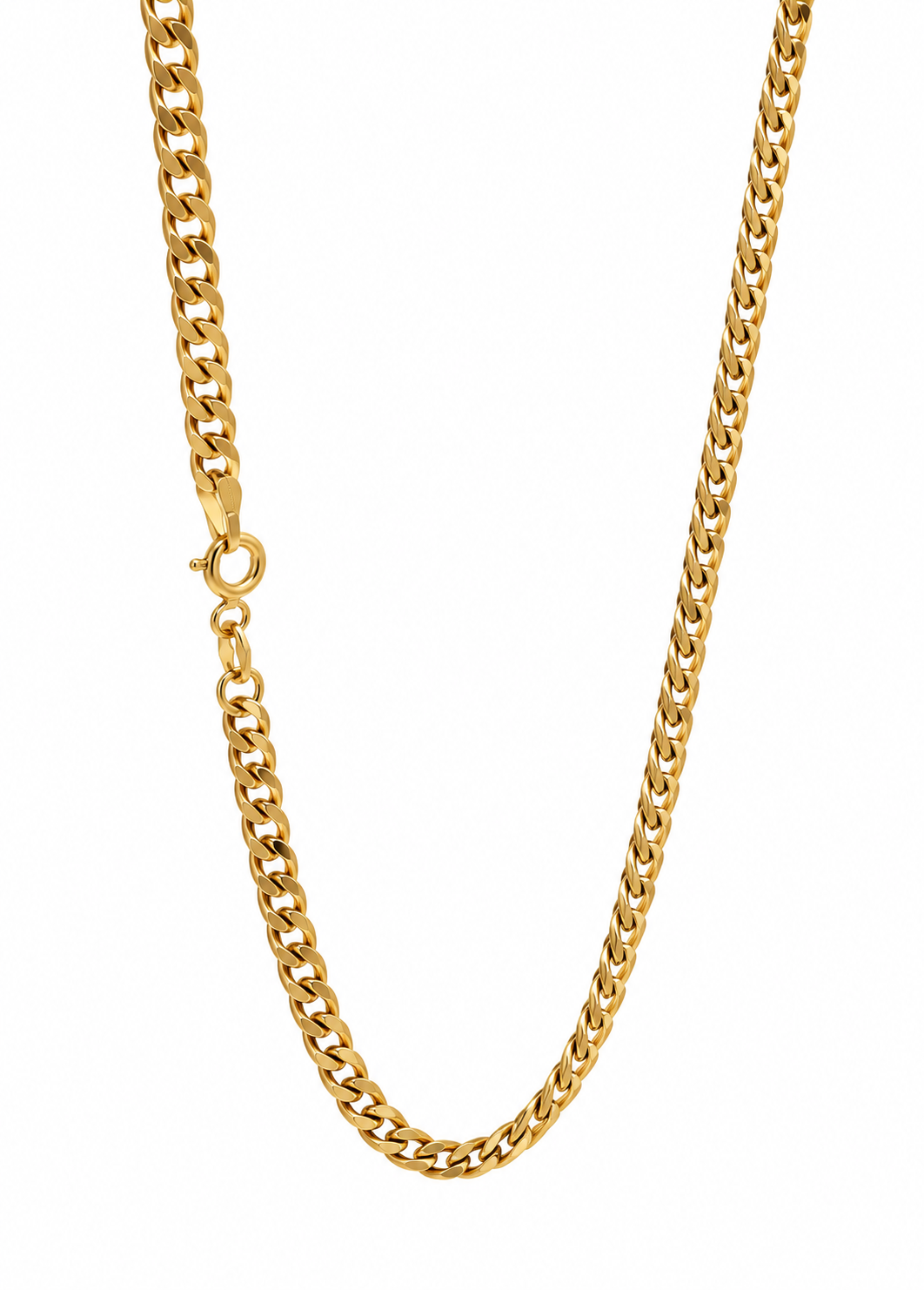 Cadena It Cubana Oro amarillo 18k 3,72 Gr / 3,50 mm / 60 Cm