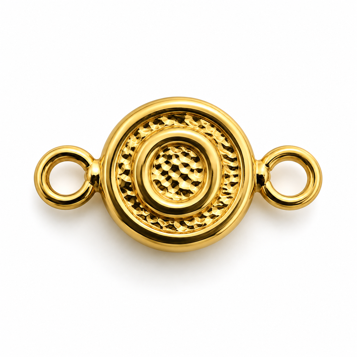 Herraje Letra O Oro amarillo 18k 0,38 Gr / 0,8 Cm