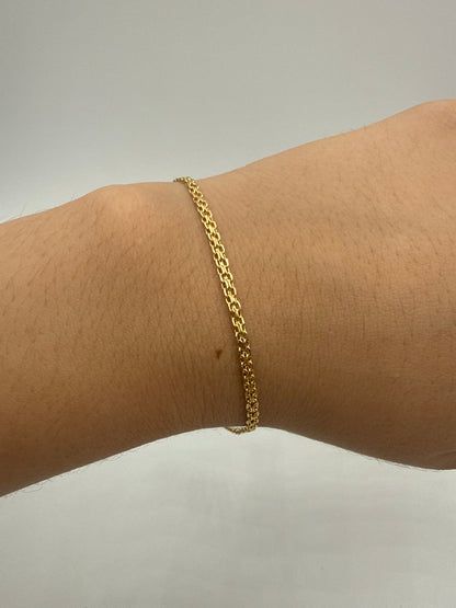 Pulso It Chino Oro amarillo 18k 1,25 Gr / 2,3 mm / 20 Cm