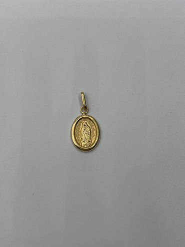 Dije Virgen Guadalupe Oro amarillo 18k 0,75 Gr / 11 mm / 1,7 Cm