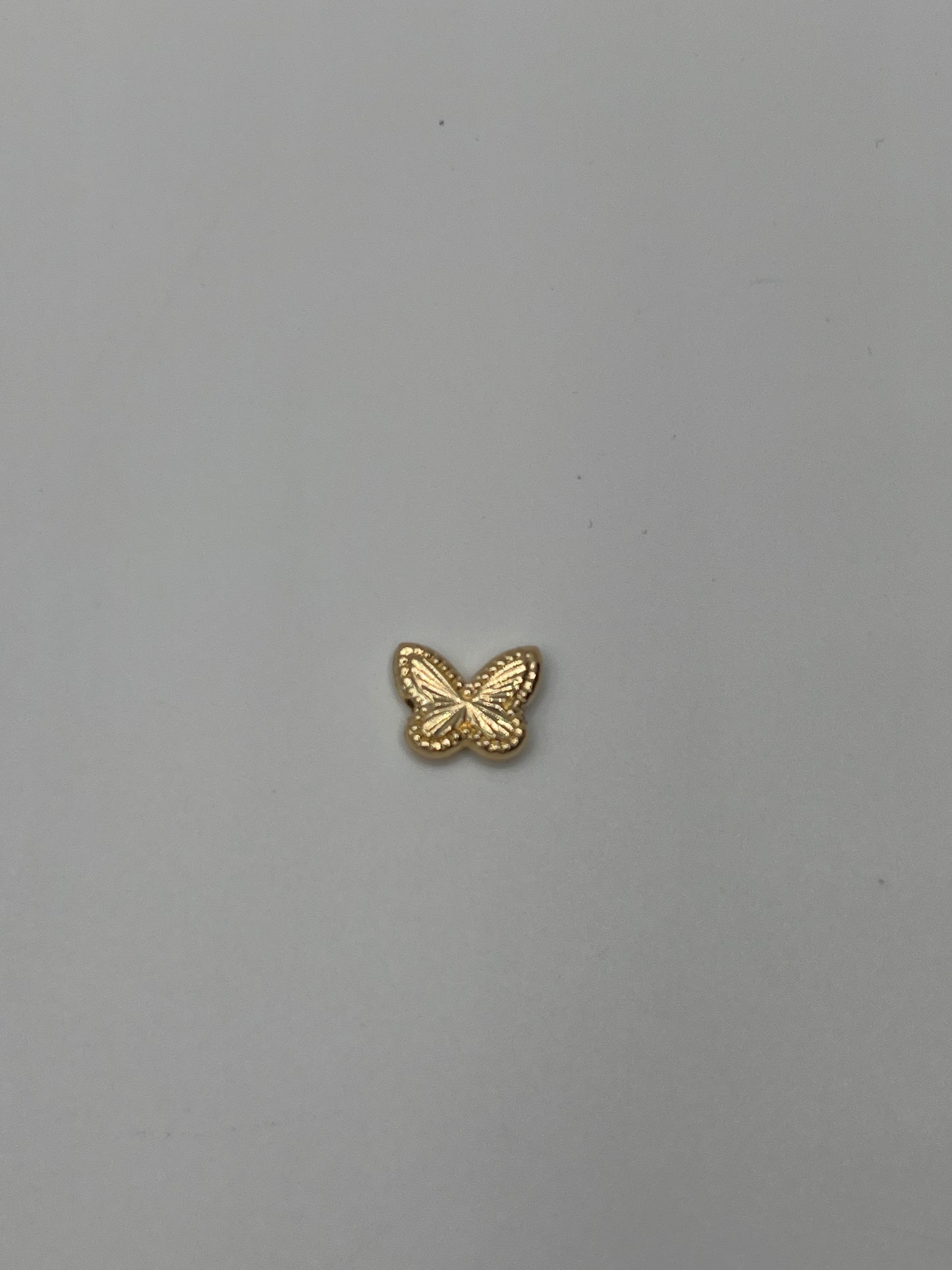 Herraje Mariposa Oro amarillo 18k 0,31 Gr / 0,8 Cm