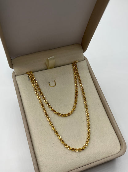 Cadena It Lazo Oro amarillo 18k 3,87 Gr / 3 mm / 45 Cm