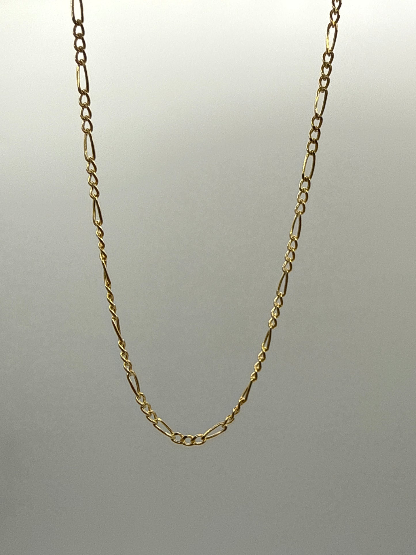 Cadena It Figaro Oro amarillo 18k 2,43 Gr / 1,83 mm / 50 Cm