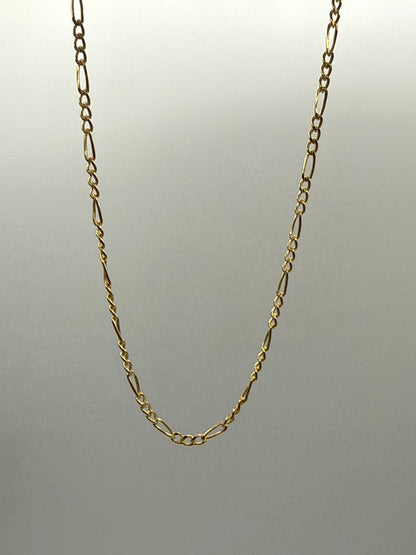 Cadena It Figaro Oro amarillo 18k 2,43 Gr / 1,83 mm / 50 Cm