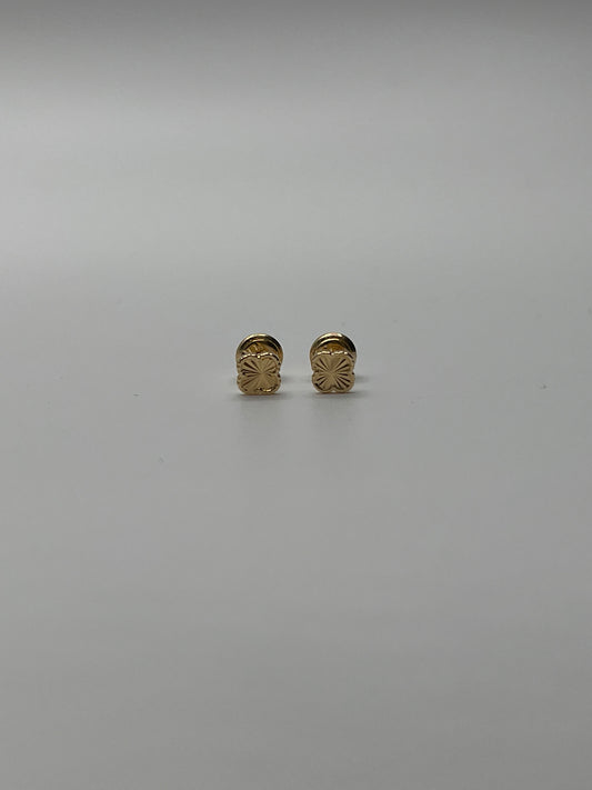 Topos Trebol Diamantado Oro amarillo 18k 0,76 Gr / 5,71 mm