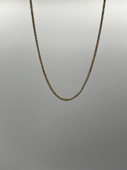 Cadena Franco Oro amarillo y Oro blanco 18k +3 / 2,12 Gr / 1,30 mm / 60 Cm