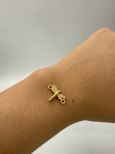Herraje Libelula Oro amarillo 18k 0,56 Gr / 1,2 Cm