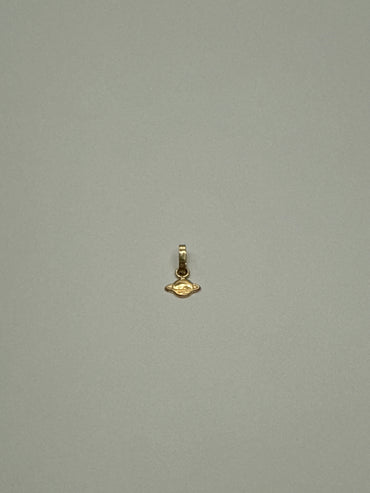 Dije planeta Saturno  Oro amarillo 18k 0,24 Gr / 7,95 mm / 0,8 Cm