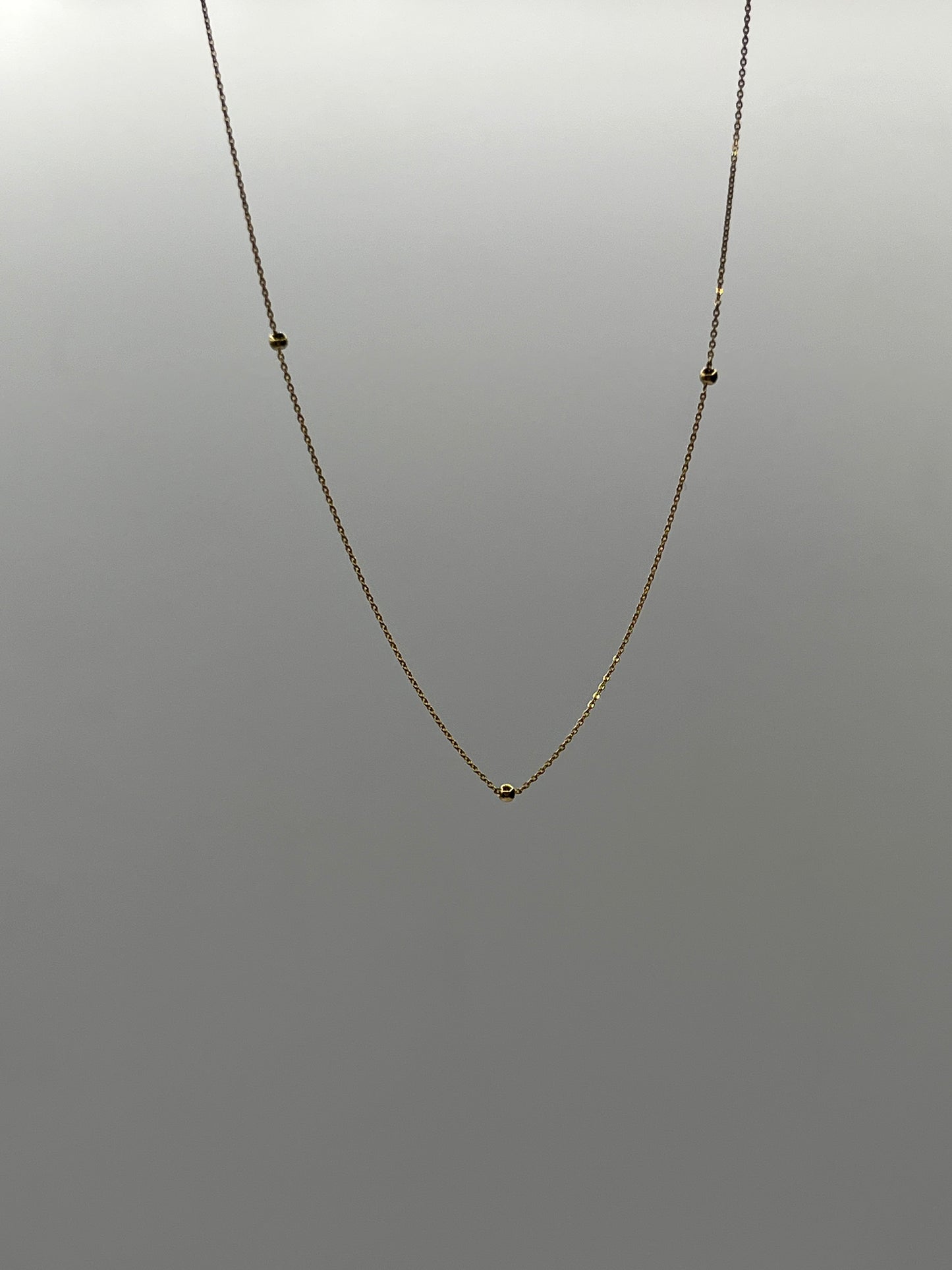 Cadena It Bola Lisa Oro amarillo 18k +3 / 1,33 Gr / 2 mm / 50 Cm