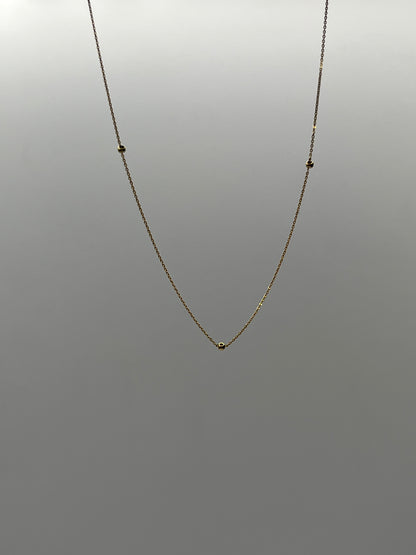 Cadena It Bola Lisa Oro amarillo 18k +3 / 1,33 Gr / 2 mm / 50 Cm