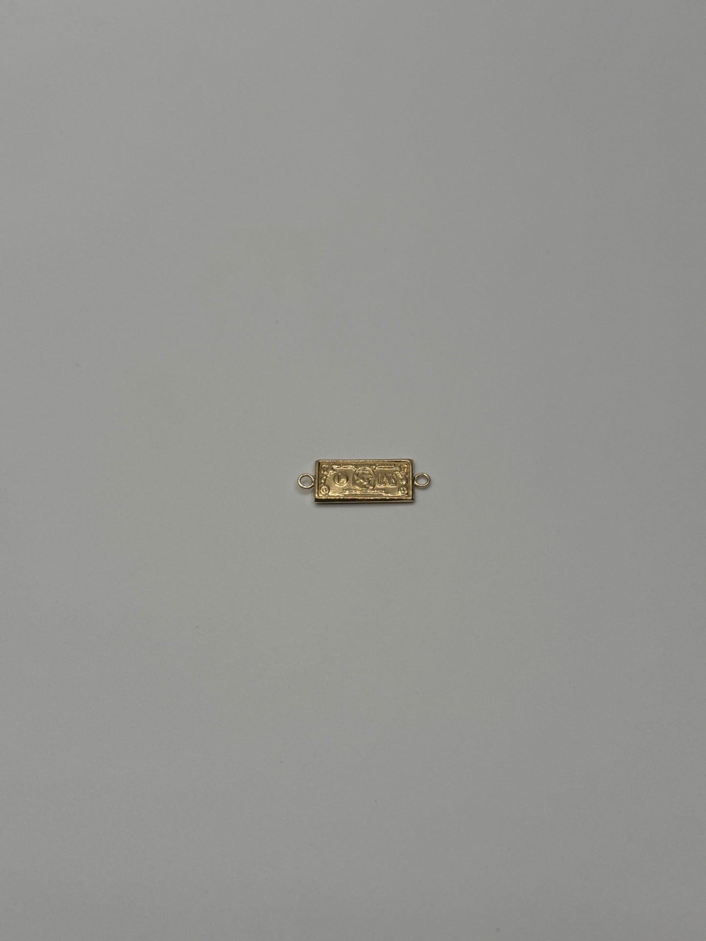 Herraje dolar Oro amarillo 18k 0,83 Gr / 0,85 Cm