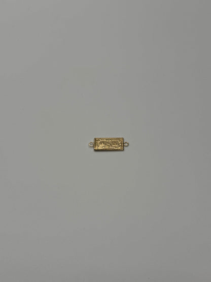 Herraje dolar Oro amarillo 18k 0,83 Gr / 0,85 Cm