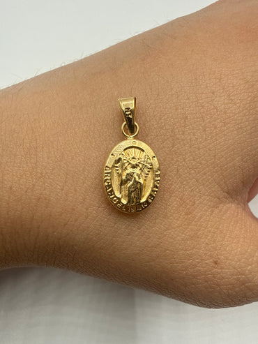 Dije Arcangel Rafael Oro amarillo 18k 0,58 Gr / 10 mm / 1,5 Cm