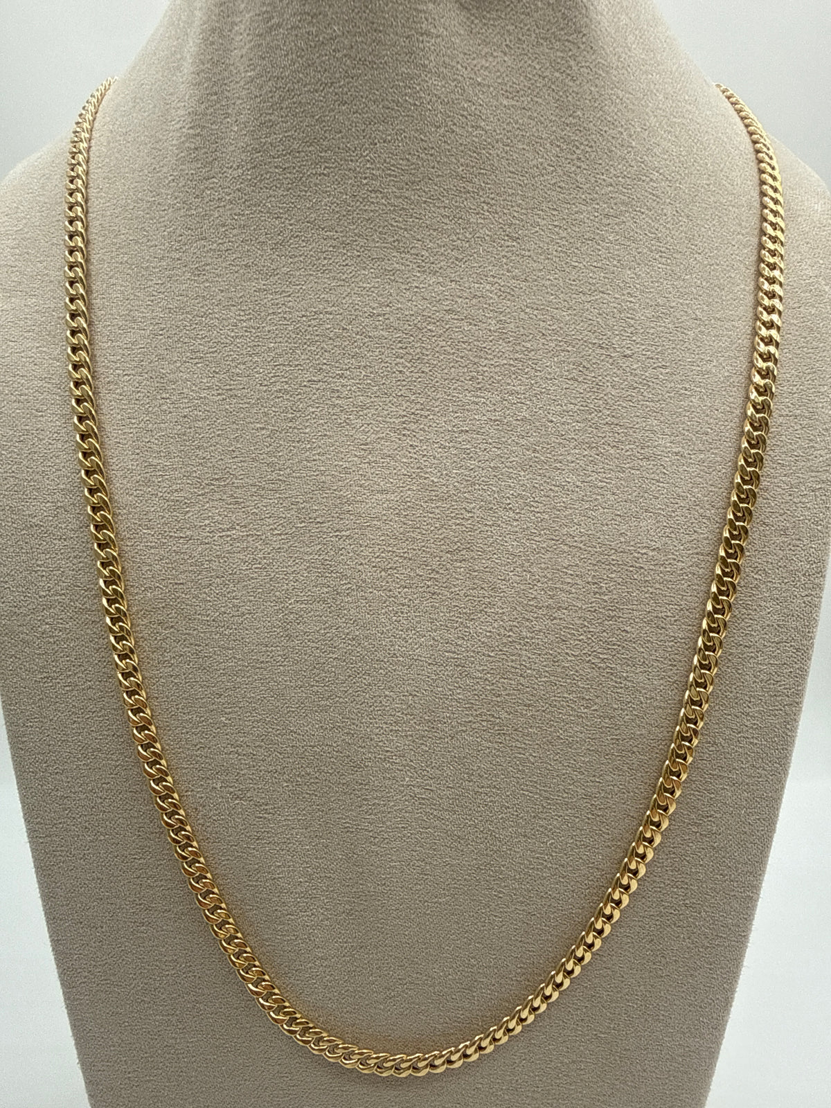 Cadena It Cubana Oro amarillo 18k 3,72 Gr / 3,50 mm / 60 Cm