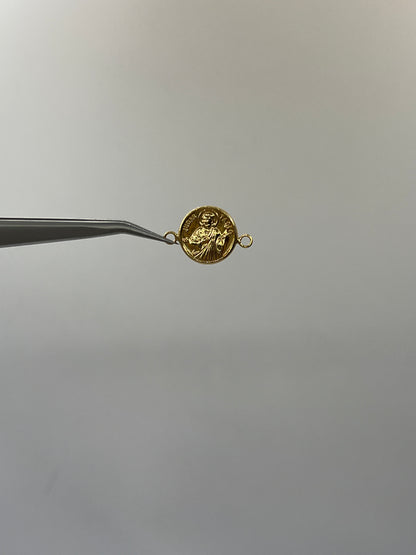 Herraje San Judas Tadeo Oro amarillo 18k 0,83 Gr / 1,3 Cm