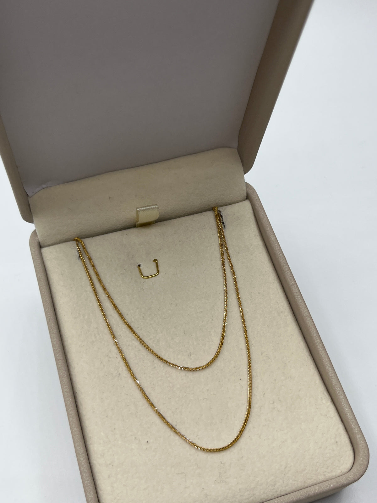 Cadena It Franco Oro amarillo 18k +3 / 1,57 Gr / 1 mm / 50 Cm