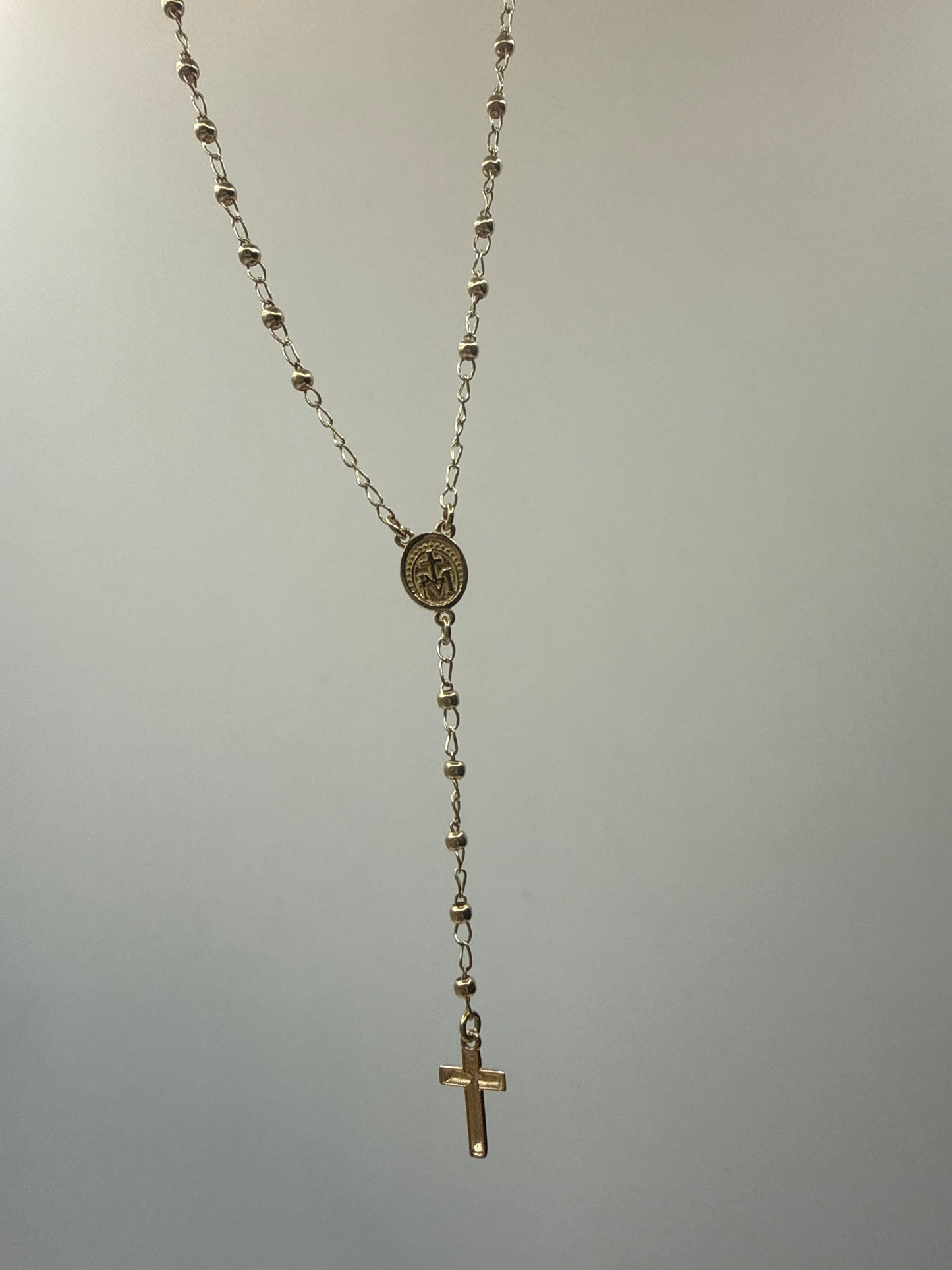 Rosario Virgen Milagrosa Oro amarillo 18k 4 Gr / 2 mm / 50 Cm