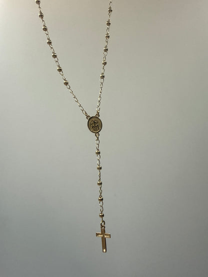 Rosario Virgen Milagrosa Oro amarillo 18k 4 Gr / 2 mm / 50 Cm