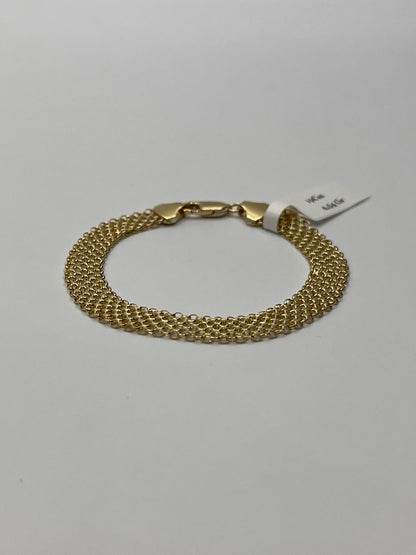 Pulso Chino Oro amarillo 18k 4,54 Gr / 8,20 mm / 19 Cm