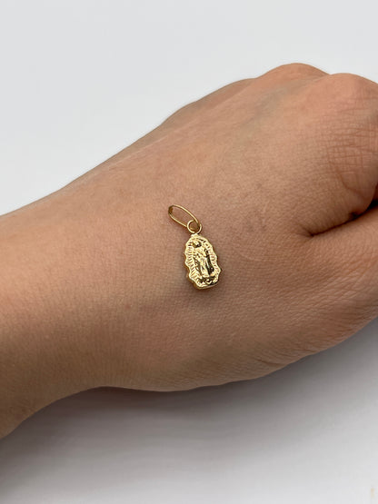 Dije Virgen Guadalupe Oro amarillo 18k 0,43 Gr / 6,83 mm / 1,3 Cm