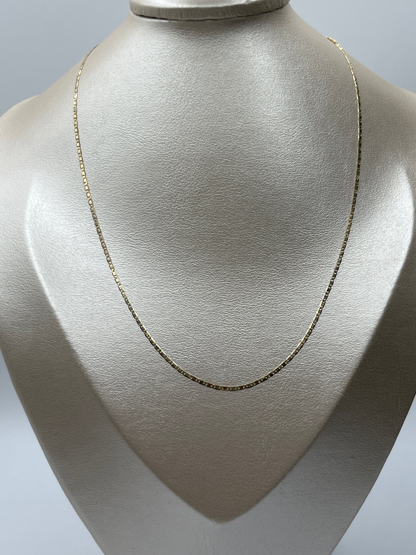Cadena It plana Oro amarillo 18k +3 / 1,97 Gr / 1,51 mm / 45 Cm