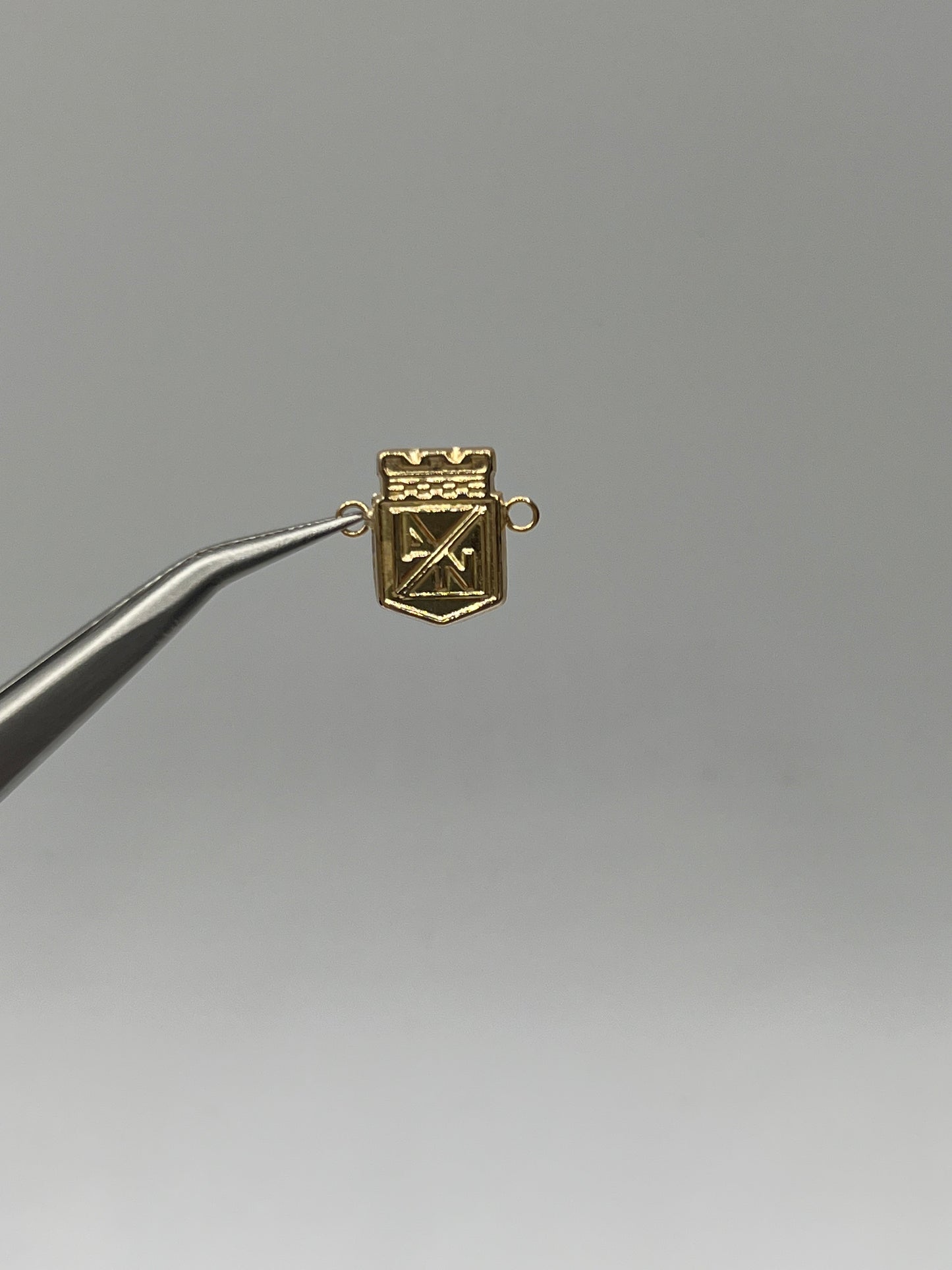 Herraje Atletico Nacional Oro amarillo 18k 0,51 Gr / 1,2 Cm