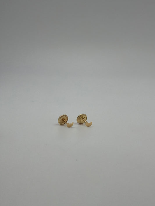 Topos luna lisa Oro amarillo 18k 0,42 Gr / 3,60 mm