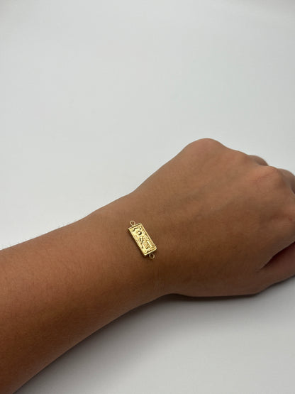 Herraje dolar Oro amarillo 18k 0,83 Gr / 0,85 Cm