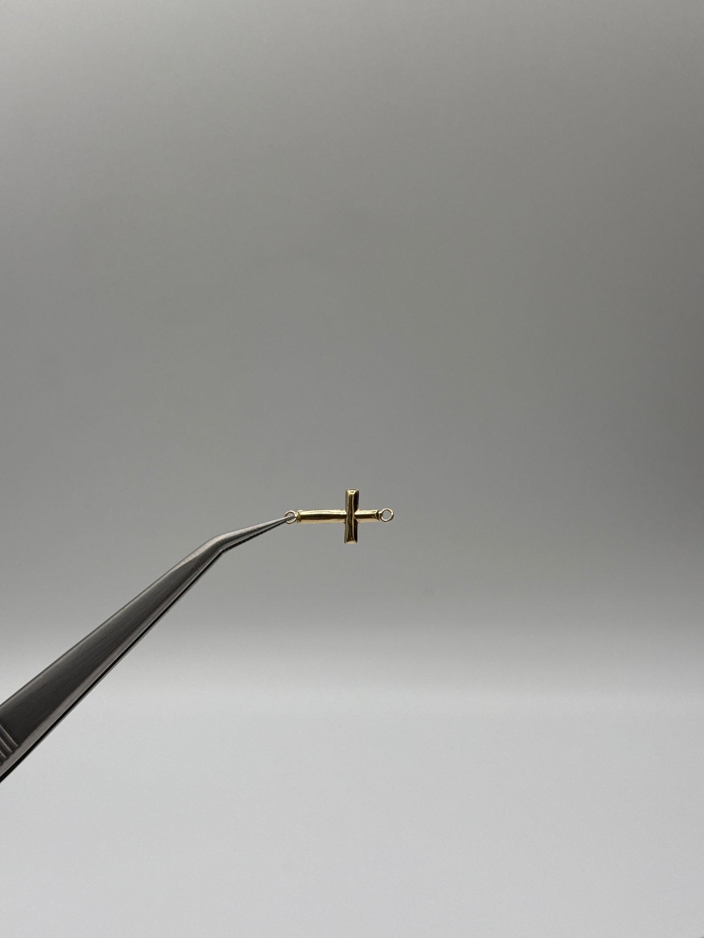 Herraje cruz Oro amarillo 18k 0,23 Gr / 1,7 Cm