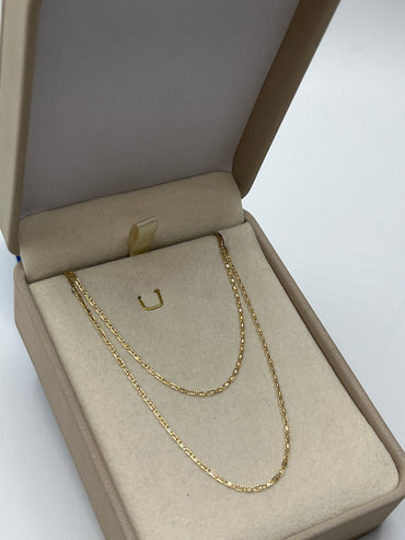 Cadena It Plana Oro amarillo 18k +3 / 1,53 Gr / 1,20 mm / 45 Cm