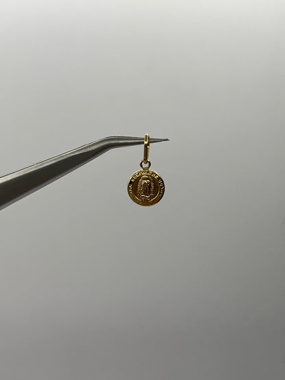 Dije Virgen Guadalupe Oro amarillo 18k 0,33 Gr / 0,8 mm / 1 Cm