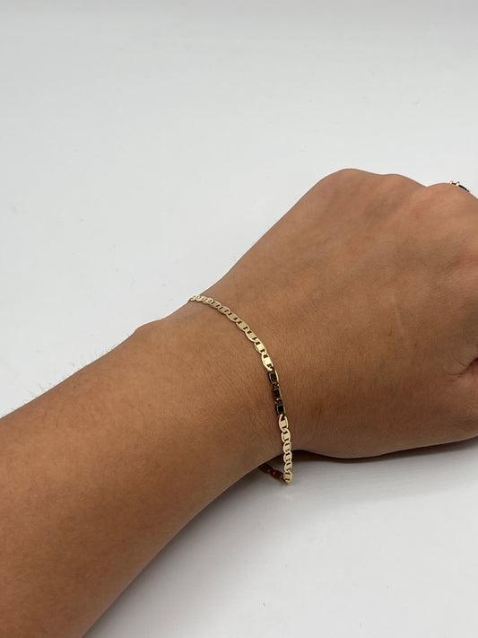 Pulso It Plana Oro amarillo 18k 2,49 Gr / 2,65 mm / 19 Cm