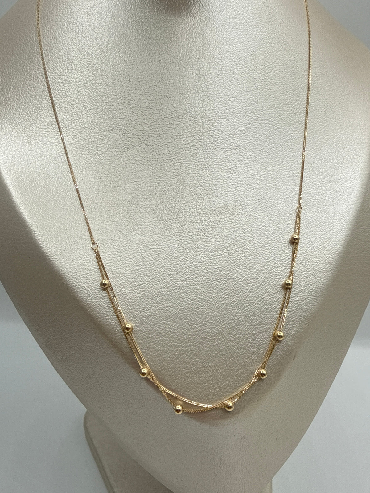 Cadena It Especial Franco Bola Oro amarillo 18k +4 / 0,93 Gr / 2,5 mm / 45 Cm