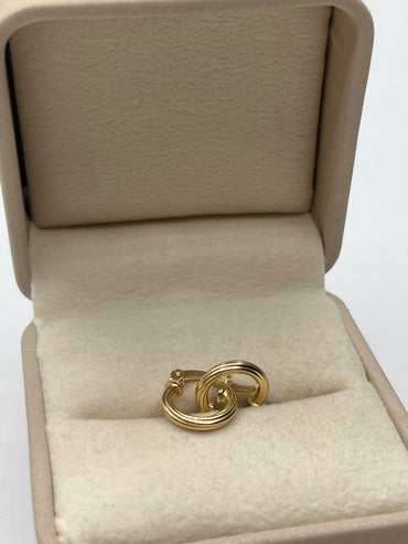 Candonga Entorchada Oro amarillo 18k 1,34 Gr / 1,4 Cm