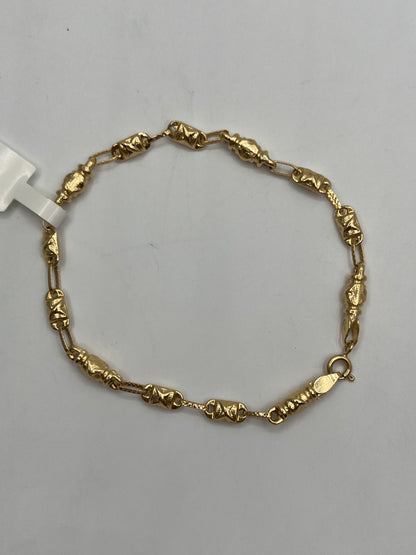 Pulso Rustico Oro amarillo 18k 4,17 Gr / 3,9 mm / 20 Cm