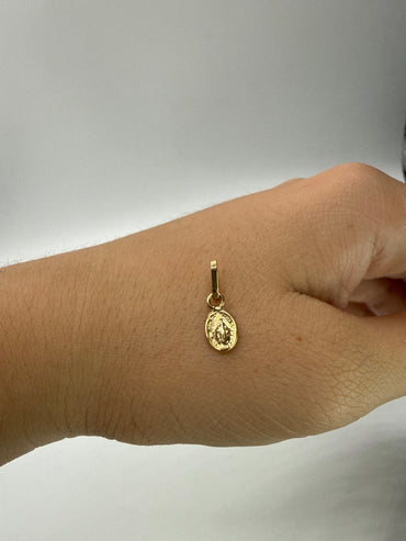 Dije Virgen Milagrosa Oro amarillo 18k 0,27 Gr / 5,50 mm / 0,5 Cm