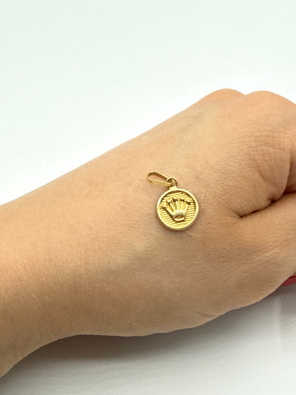 Dije RX Oro amarillo 18k 0,50 Gr / 10 mm / 1 Cm