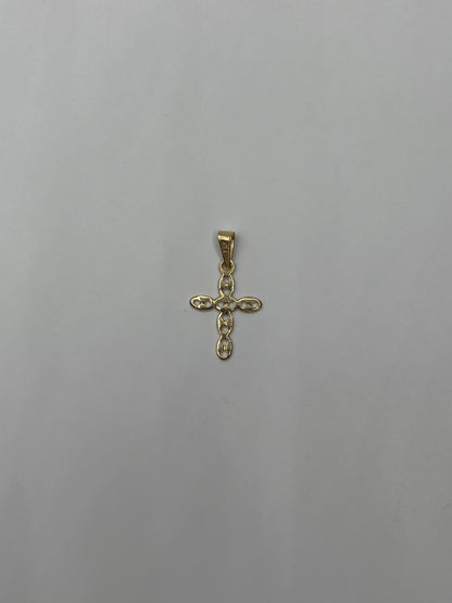 Dije Cruz GC Oro amarillo 18k 0,85 Gr / 15,50 mm / 2,15 Cm