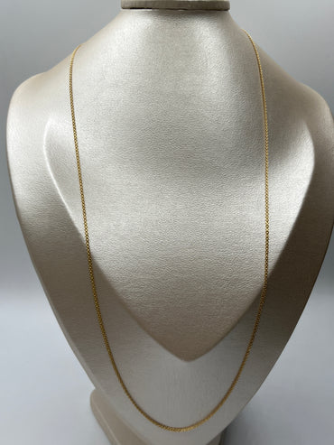 Cadena It China Oro amarillo 18k +2 / 3,27 Gr / 1,5 mm / 60 Cm