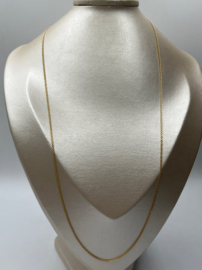 Cadena It China Oro amarillo 18k +2 / 3,27 Gr / 1,5 mm / 60 Cm