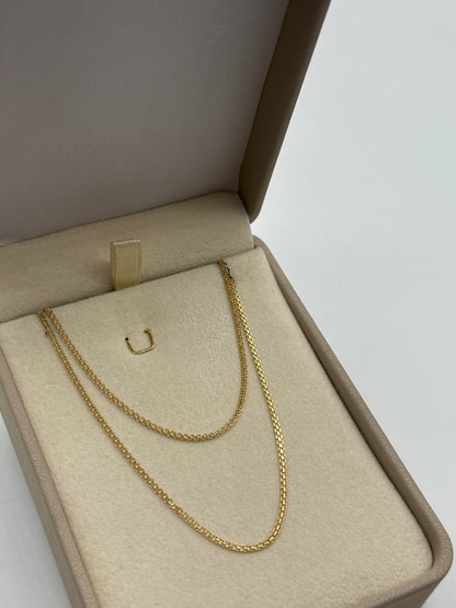 Cadena It China Oro amarillo 18k +3 / 2,49 Gr / 1,50 mm / 45 Cm