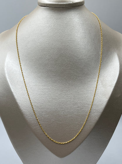 Cadena It Mini Lazo Oro amarillo 18k +3 / 0,90 Gr / 1,10 mm / 50 Cm