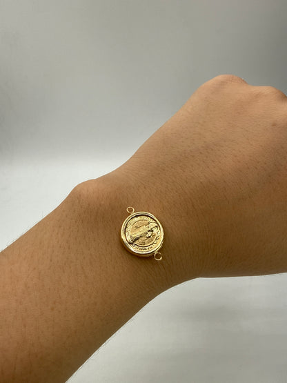 Herraje San Benito Oro amarillo 18k 1,21 Gr / 1,5 Cm