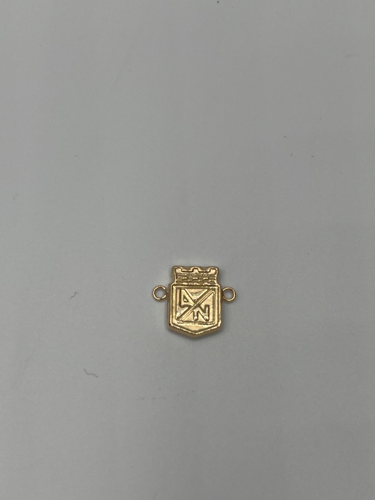 Herraje Atletico Nacional Oro amarillo 18k 0,51 Gr / 1,2 Cm