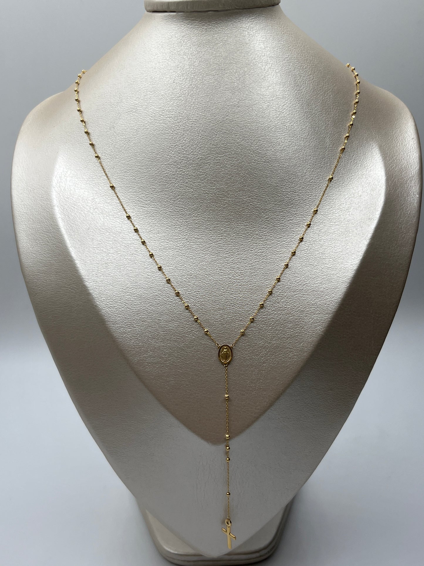 Rosario It Virgen Milagrosa Oro amarillo 18k +3 / 2,76 Gr / 2 mm / 50 Cm