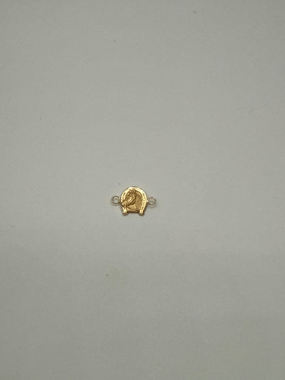 Herraje caballo Oro amarillo 18k 0,50 Gr / 0,9 Cm